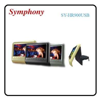 Symphony screen headrest 9 inch with USB port - SY-HR900USB - Symphony